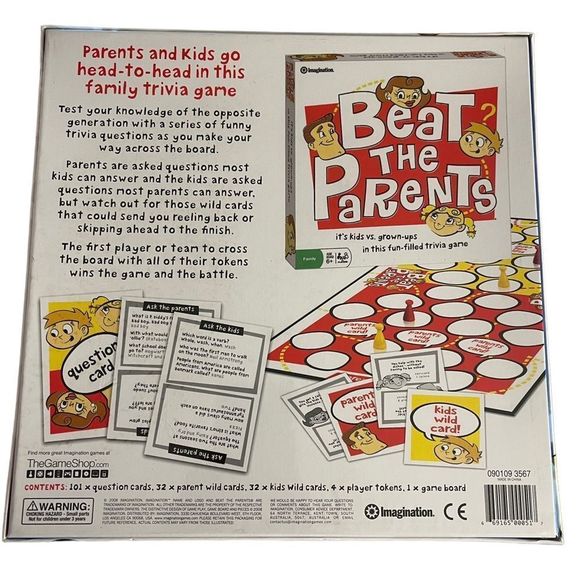 Spin Master Beat the Parents Board Game. New Factory Sealed - Picture 3 of 5
